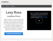 Tablet Screenshot of mylexyroxx.net